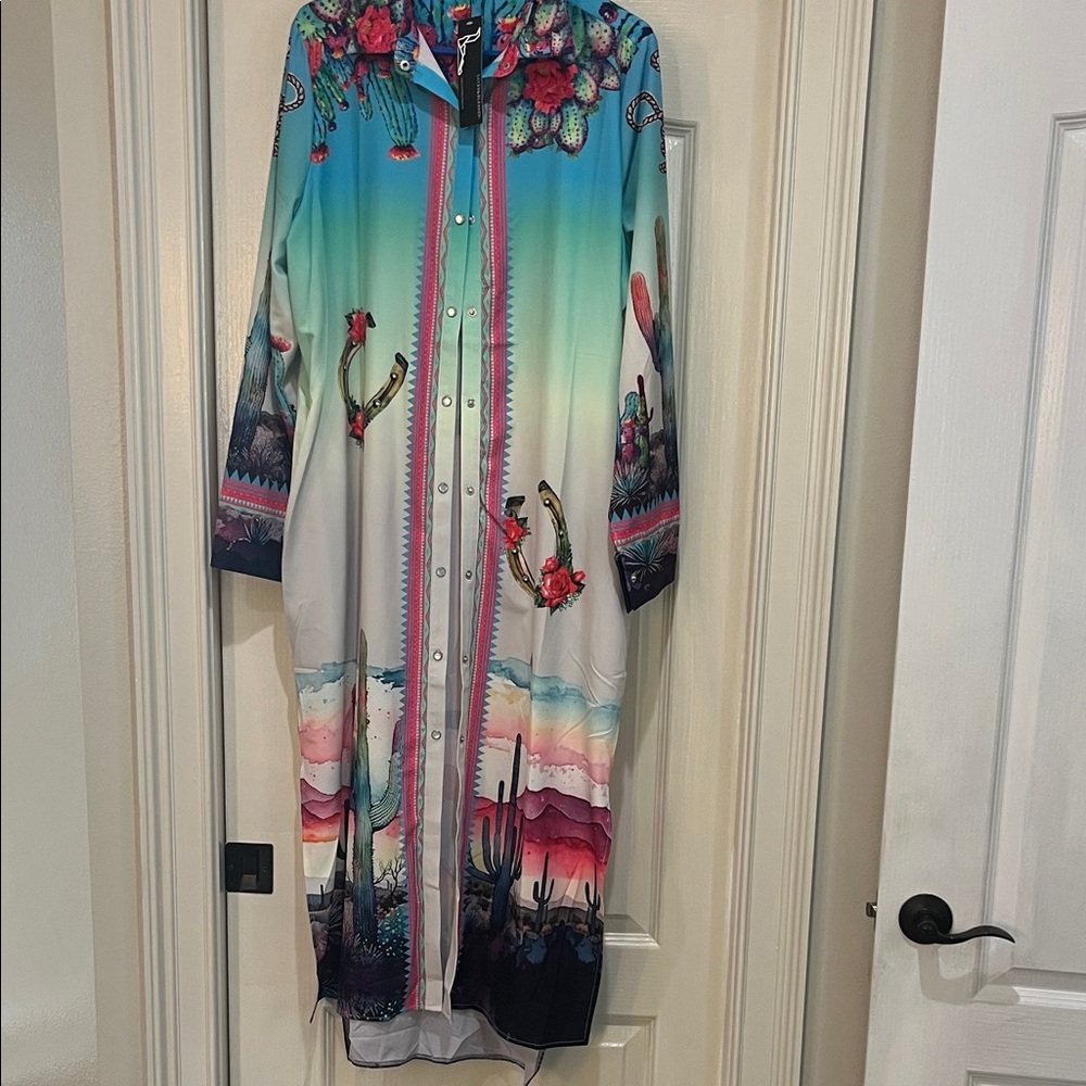 Lucky & Blessed Multicolor Western Dress